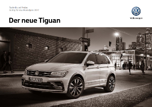 VW Tiguan 2016 Preisliste